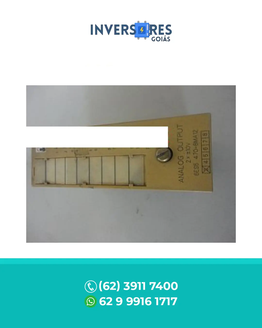 SUPORTE TÉCNICO SIEMENS 6ES5 470 8MA12 PIAUI