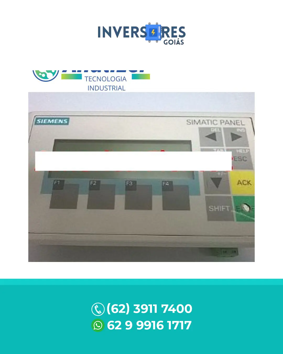 SUPORTE TÉCNICO SIEMENS OP73 GOIANIA