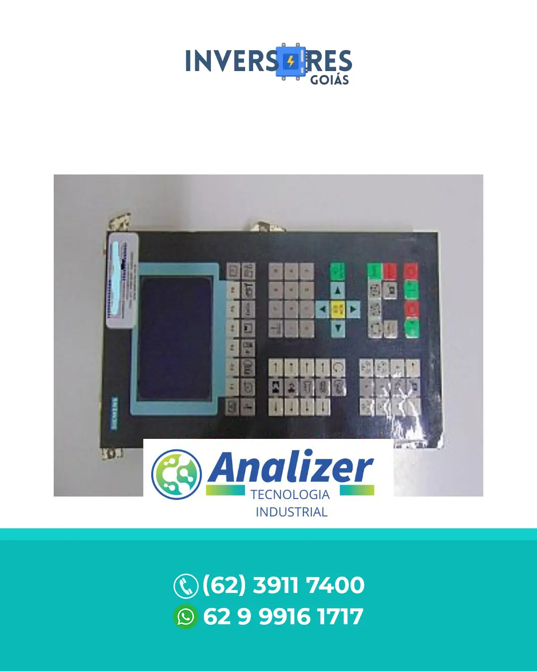 SUPORTE TÉCNICO SIEMENS OPERATIONAL PANEL SIJECT OP15B FV1 GOIANIA