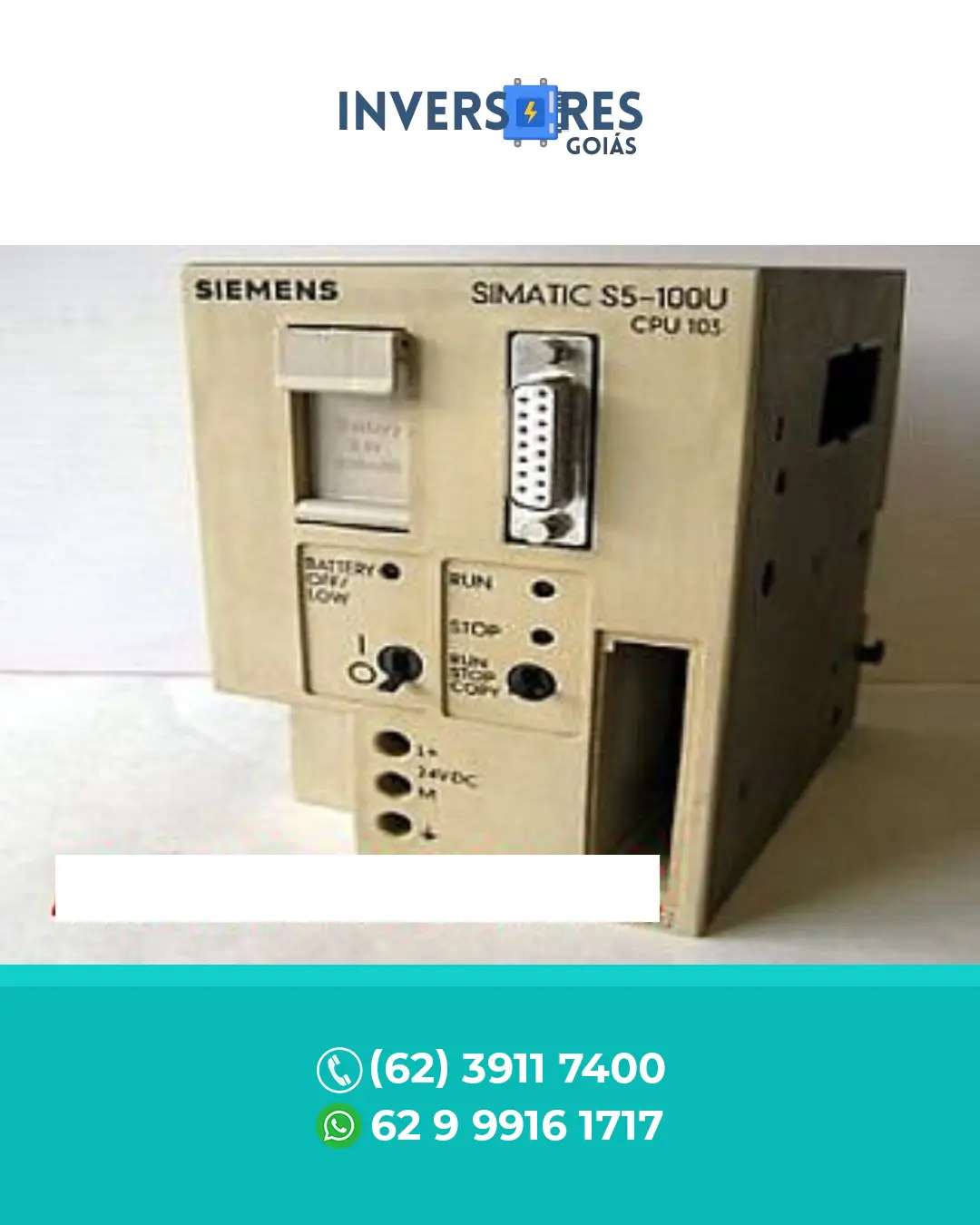 SUPORTE TÉCNICO SIEMENS S5 100U BRASILIA