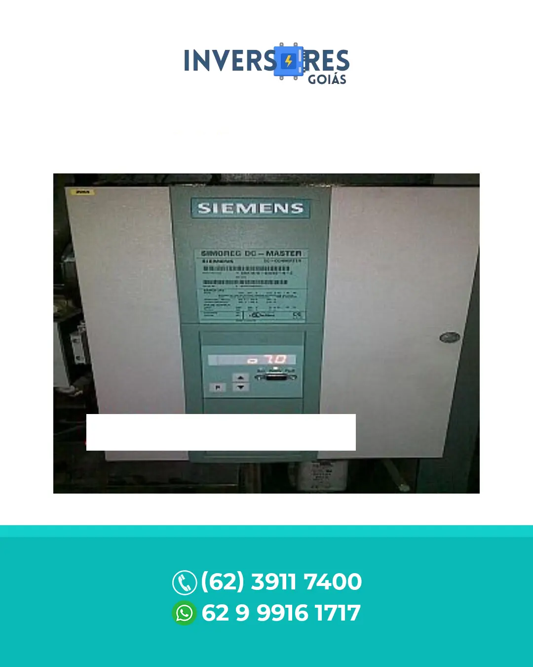 SUPORTE TÉCNICO SIEMENS SIMOREG ESPIRITO SANTO