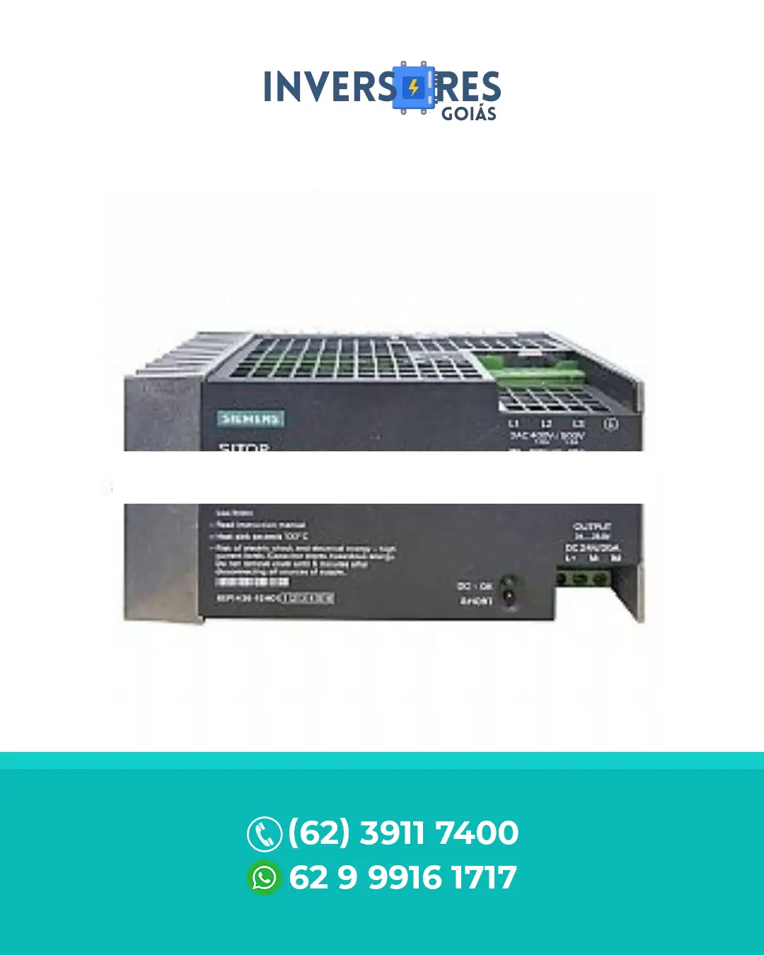 SUPORTE TÉCNICO SIEMENS SITOP POWER20 SERGIPE