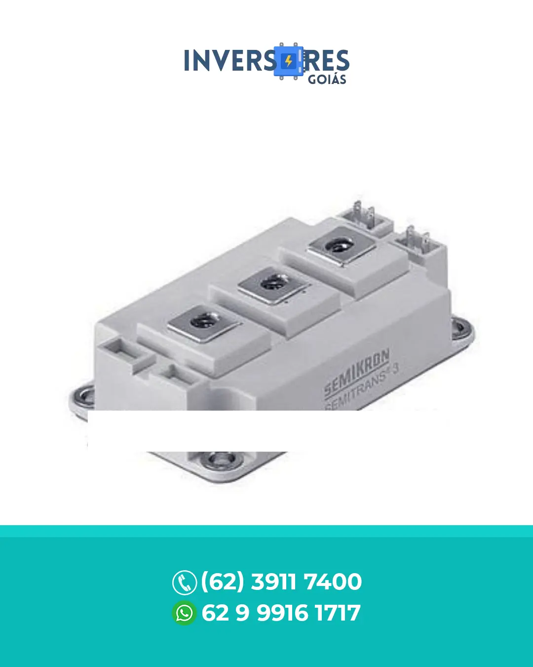 SUPORTE TÉCNICO TRANSISTOR SEMIKRON SKM 200 GB 124D ESPIRITO SANTO